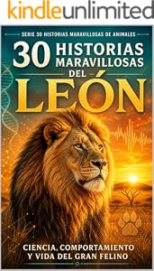 Portada de 30 historias maravillosas del león, de la colección de animales